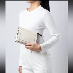 Marc Jacobs The Grind Leather Cosmetic Pouch